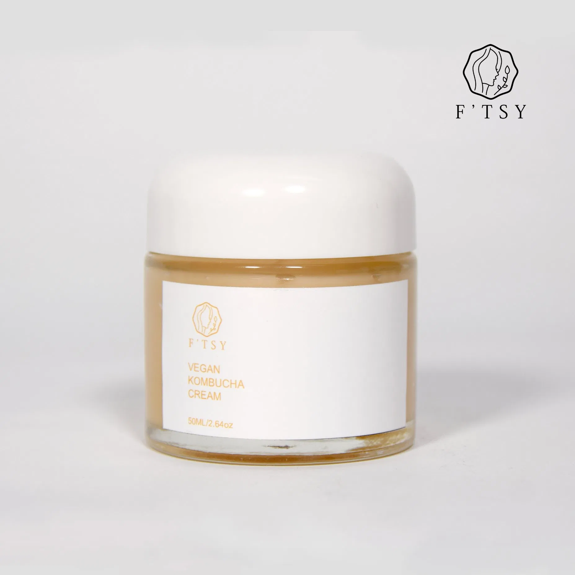 Private Label Natural Nourishing Moisturizing Kombucha Tea Face Gel Cream Moisturizer