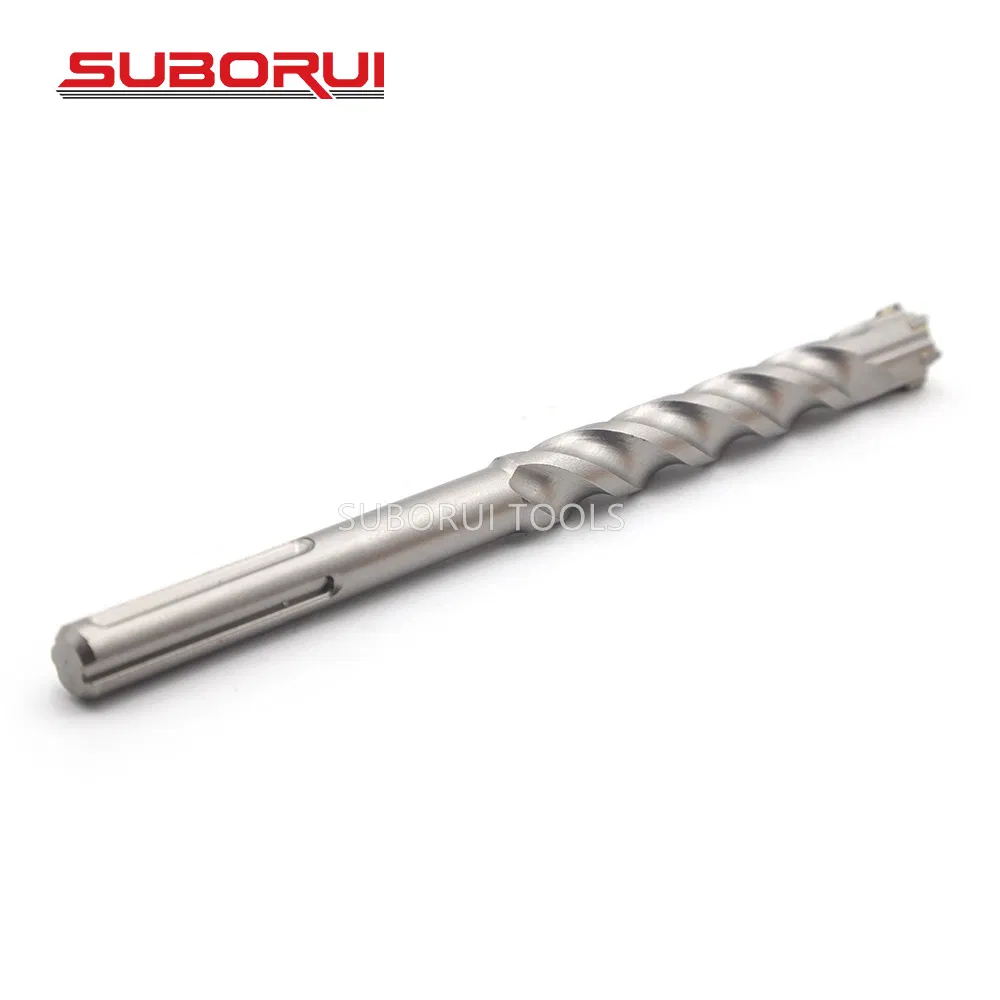 Suborui Broca Para Impacto 3 Flute Carbide Tipped SDS Max Impact Hammer Drill Bits for Masonry Concrete Brick Stone Block