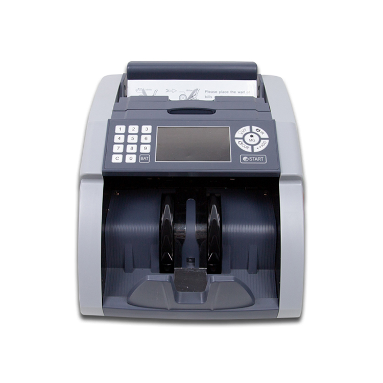 LD-2110 Professional Money Counter Bill Counting Machine with UV MG IR and Counterfeit Detection Bankonte Cash Detector