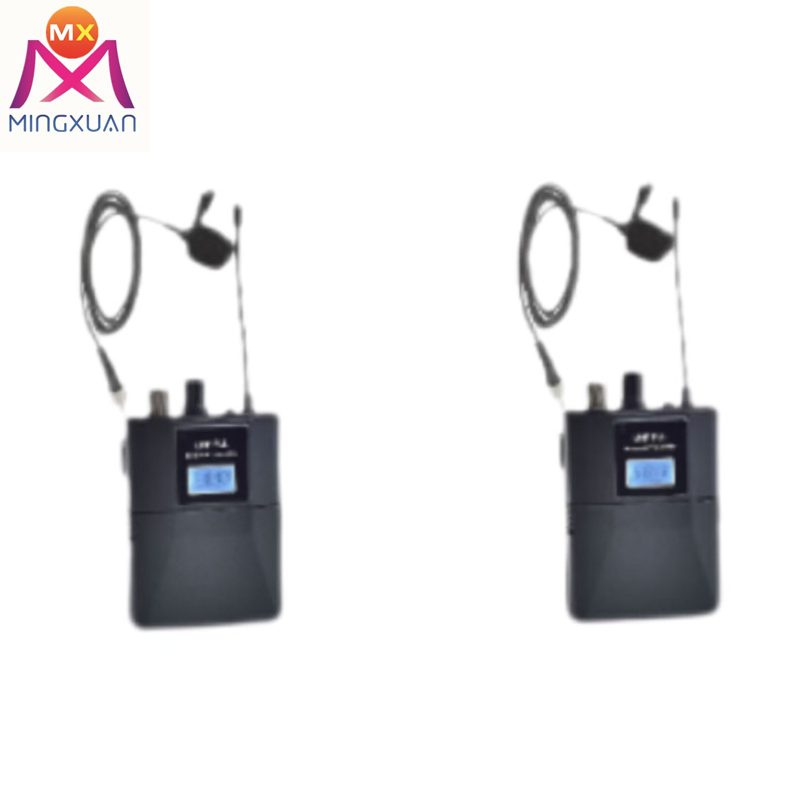 Профессиональный беспроводной петличный микрофон с 2 каналами