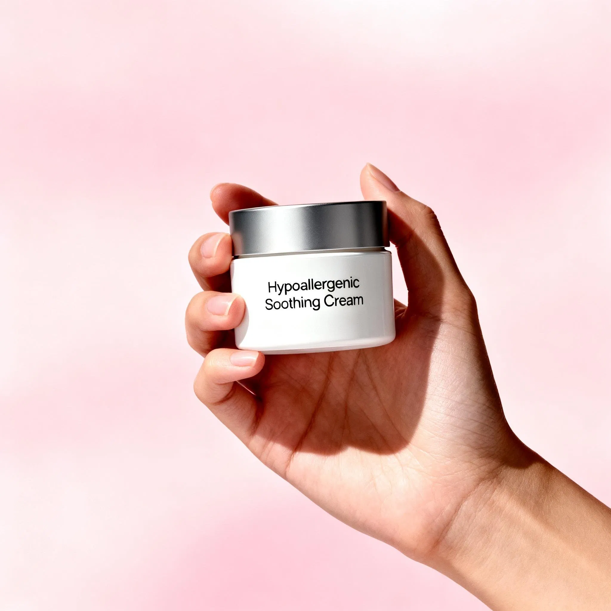 Organic Sensitive Face Cream with Bionic 577 for Daily Care and OEM Manufacturing