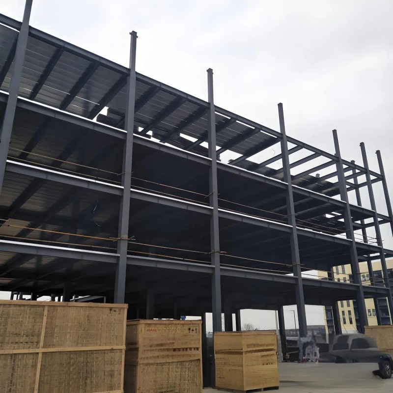 Customized Column Ridge China Steel Structure Metal Building for Sale