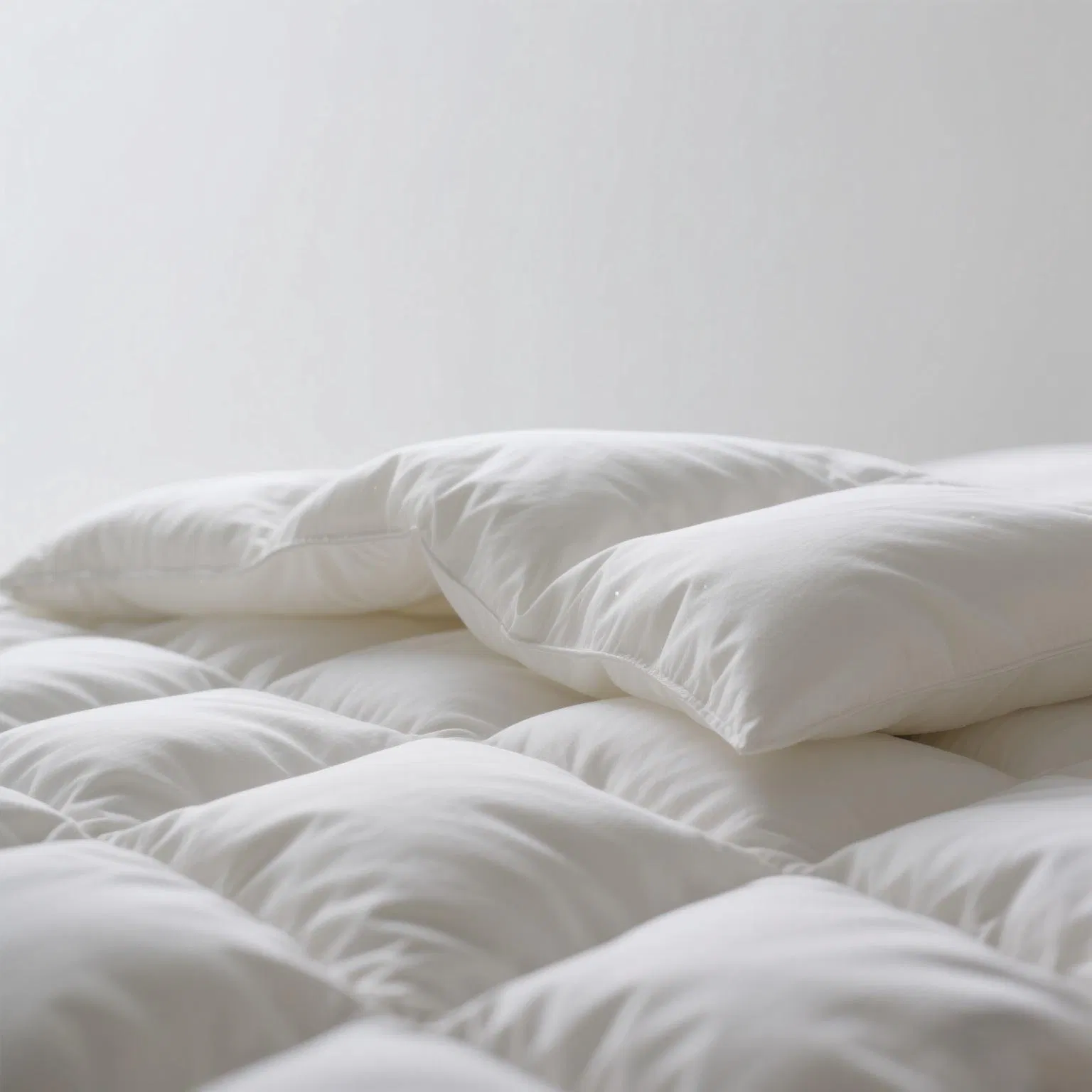 Ultimate in Warmth Comforter Soft Wholesale White Goose Down Heavy Winter Baffle Box Quilt Duvet Insert Bed Comforter