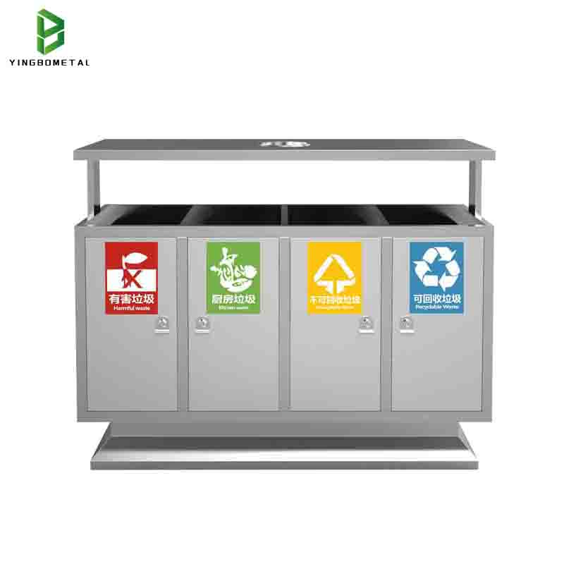 Уличная металлическая урна для мусора