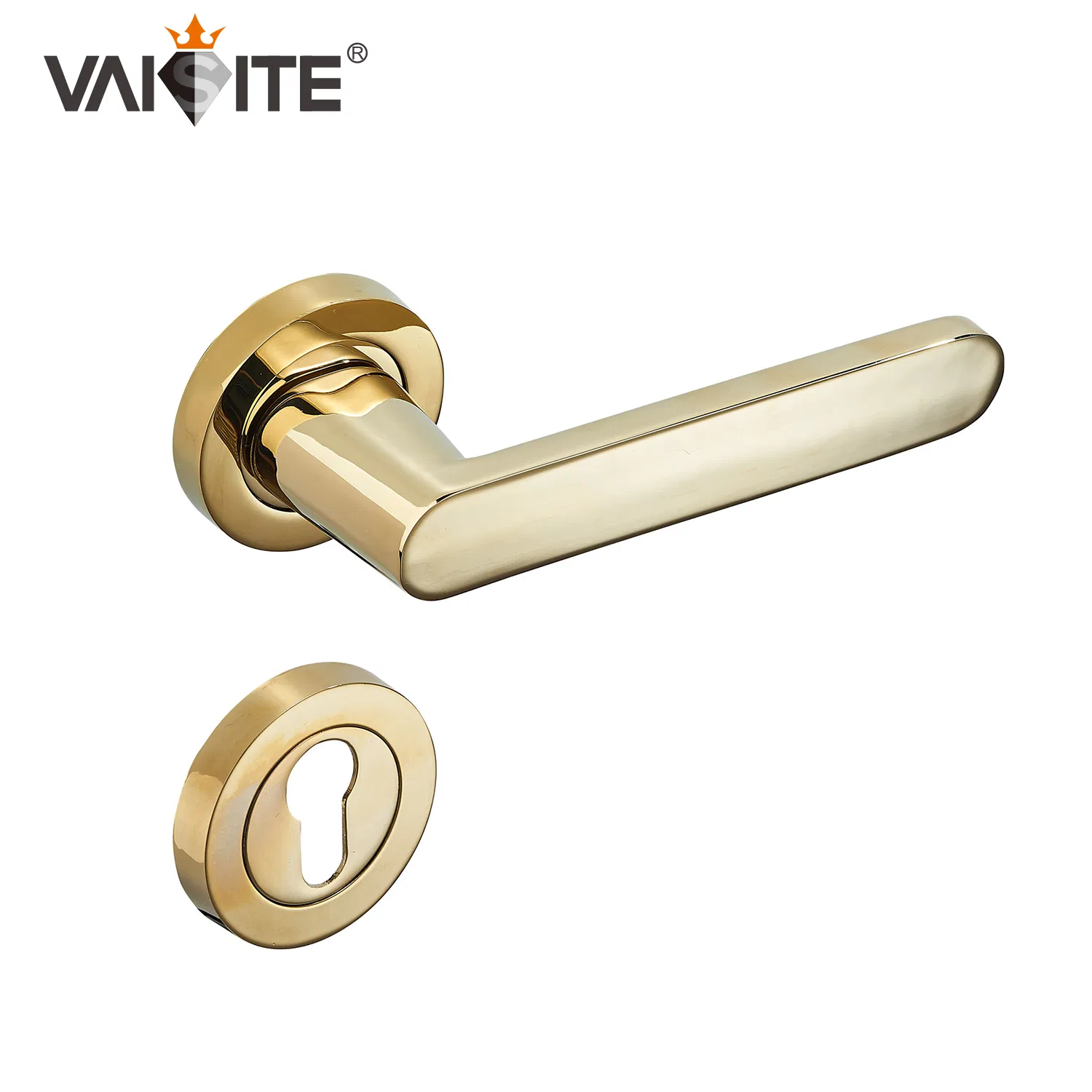 Vaisite 2022 Newest Popular Europe Style Modern Zamak Lever Handle on Rosette for Security Door