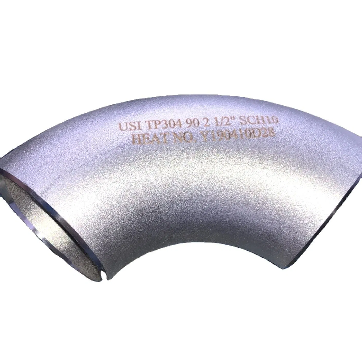 SS304/316 Elbow Stainless Steel Fittings DIN 2605 90 Degree