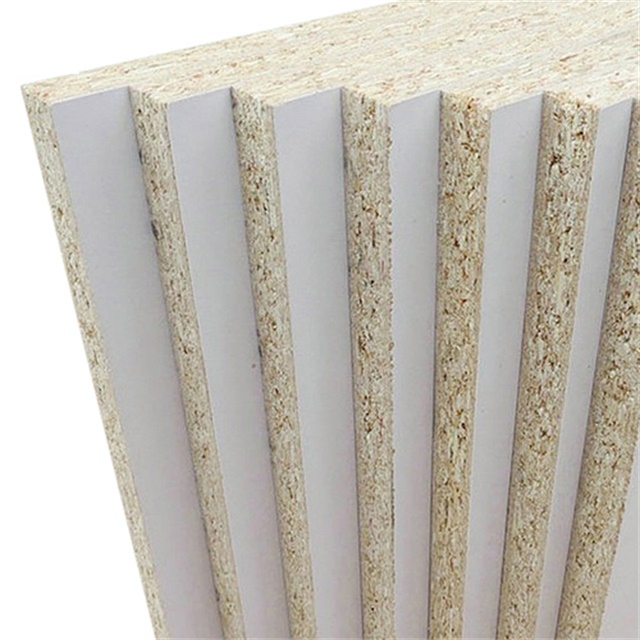 UV Printed Laminated Veneer Slotted Raw MDF Waterproof Glossy Melamine Faced MDF Board for Furniture Decoration Interior