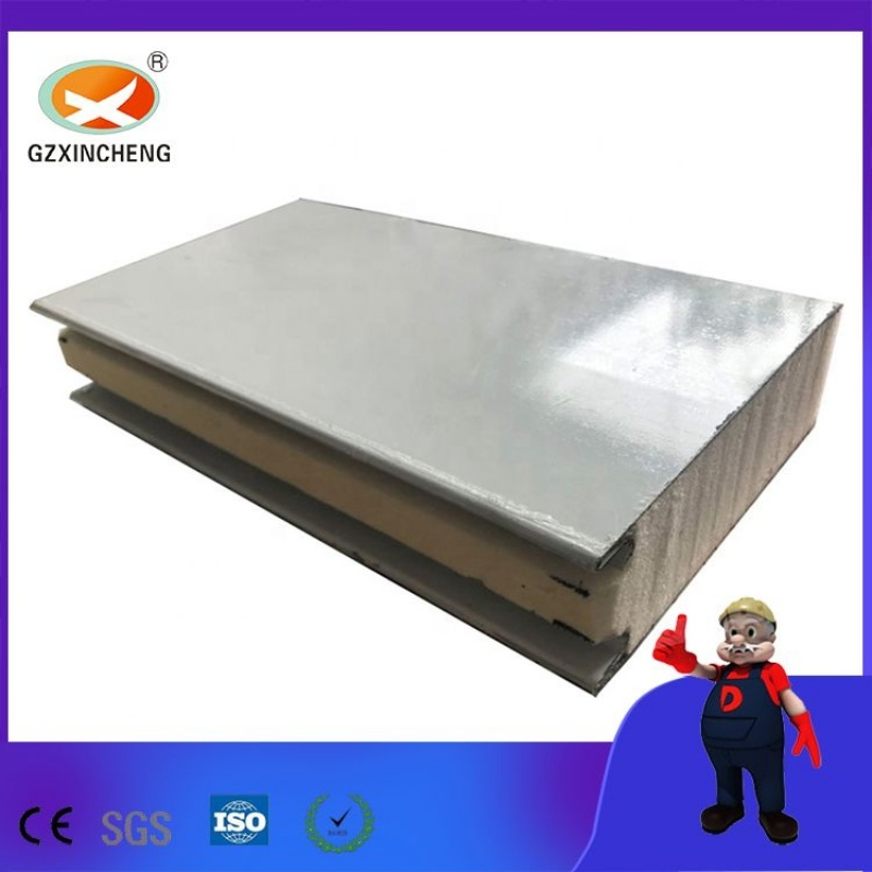 China Factory Price Fire Rated Fireproof Roof Wall Panel 30mm 50mm Polyurethane PU Sandwich Panel