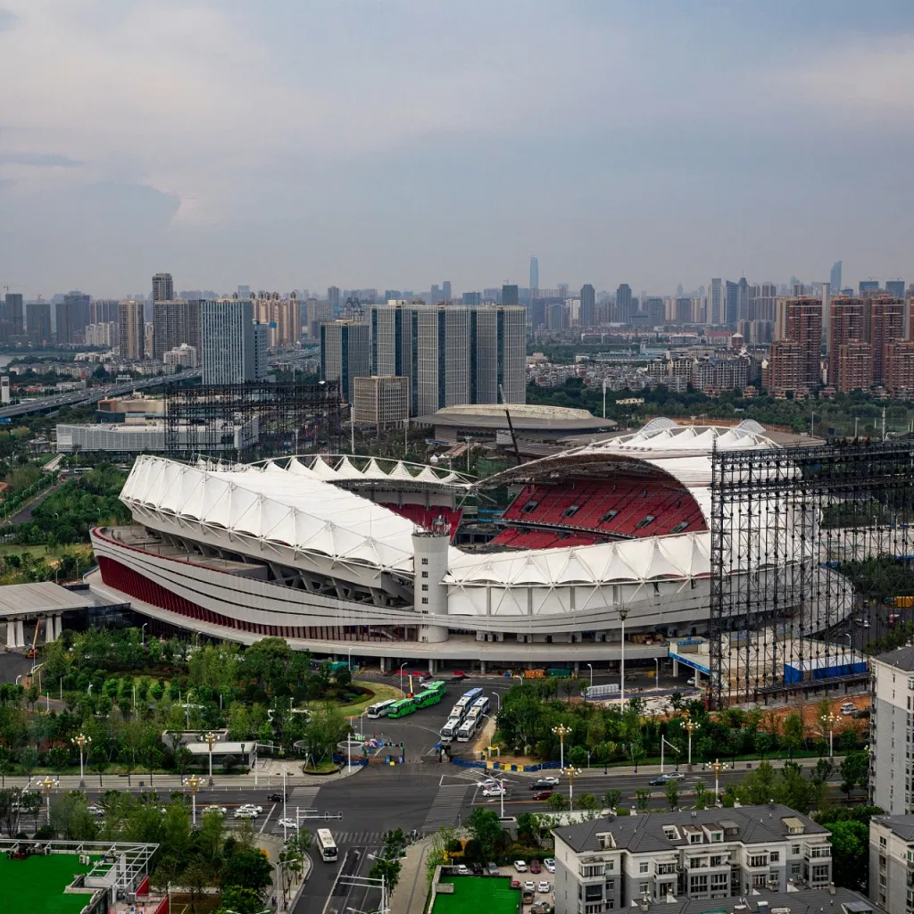 Durability Public Facilities Prefabricated Steel Structure Building for Sports Arenas.