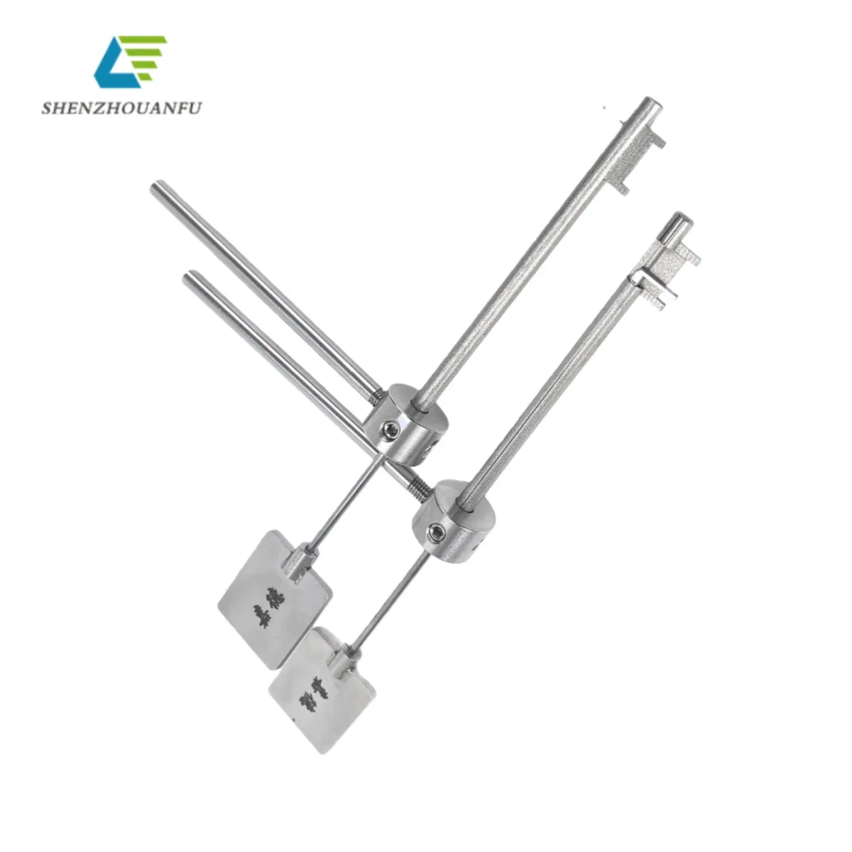 Jiade Lock Flagpole Tool Left Right Set Anti-Break Professional Safe Locksmith Tool One-Piece Steel