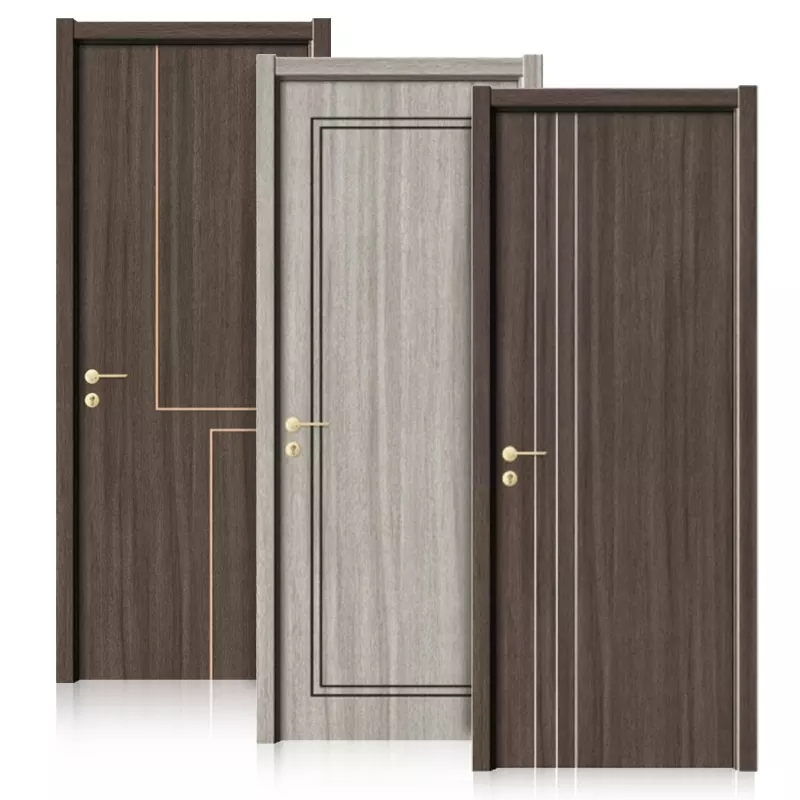 Design Interior Wooden Thailand Doors Price WPC and PVC Door