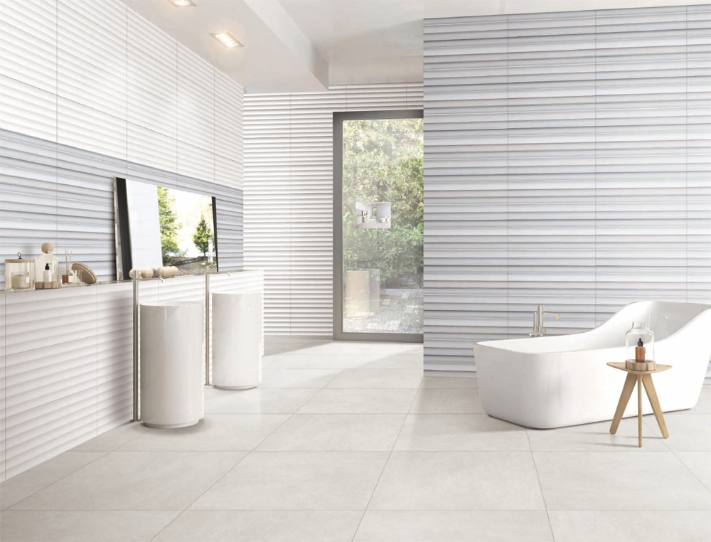 Home Decoration Glazed Ceramic Wall Designs Subway Wall Tiles in Blue-Grey Color
