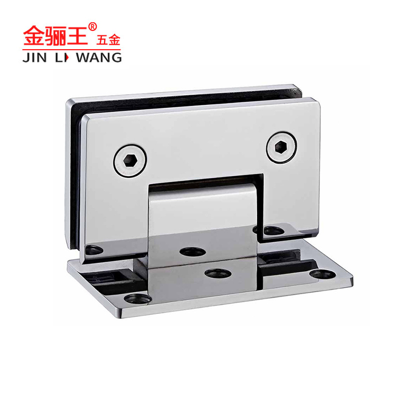 Europe North American Shower Room Bathroom Hardware Fittings Glass Door Hinges Wall to Glass 90 Degree Stainless Steel Shower Hinge OEM ODM
