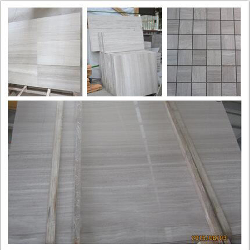 Marble Staircase/Floor/Wall Tile Grey/Wood Marble Slab Wholesale