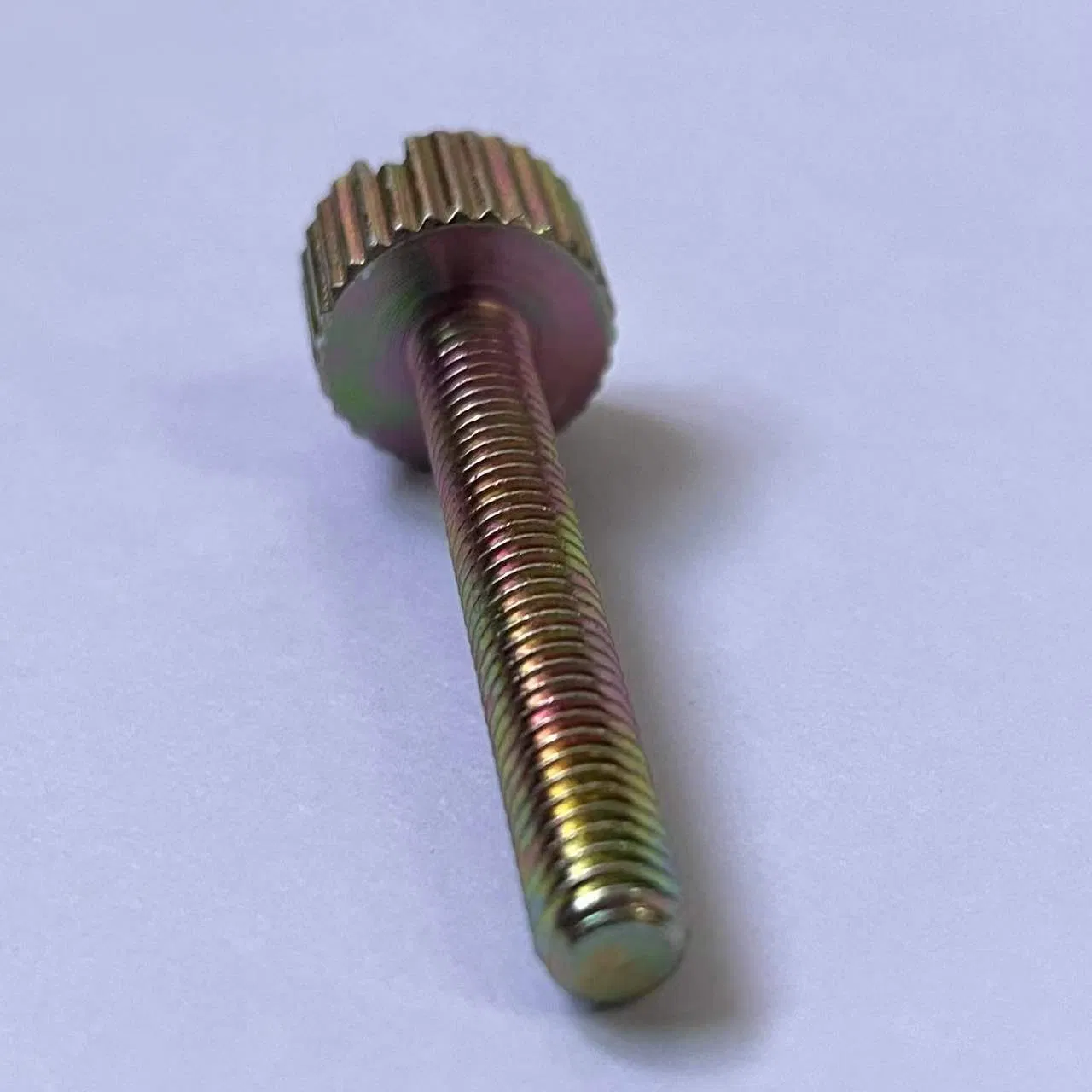 DIN 653, Steel Flat Cylindrical/Cap Head Hand Knurled Thumb Screws/Captive Screws