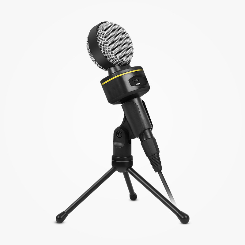 Desktop Microphone with Volume Control for Laptop PC Computer Recording Detachable Wire with 3.5mm Jack