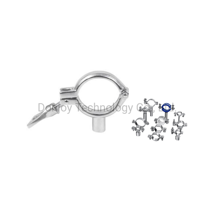 Sanitary Stainless Steel Pipe Holder for Food Application