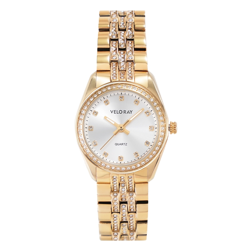 Gold-Tone Quartz Ladies Watch - Understated Luxury Design / 26*31mm