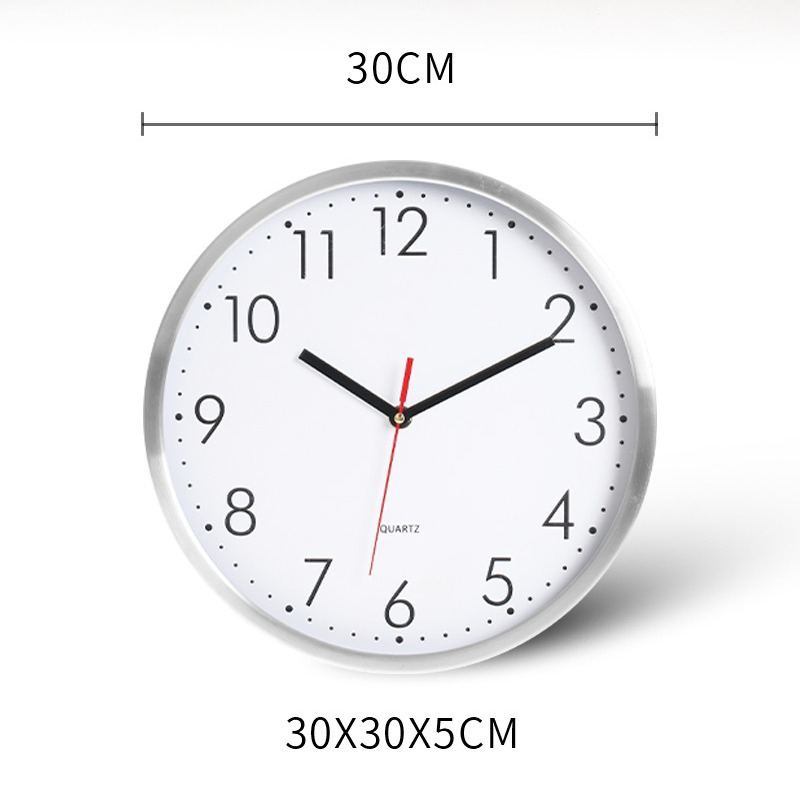 Custom Best Waterproof Analog Quartz Metal Wall Clock for Outdoor