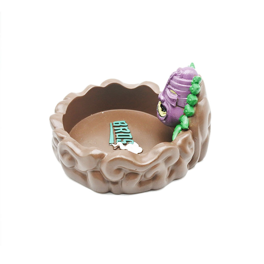 Halloween Gift Antique Smoking Ashtray Skull Shaped Resin Ashtray