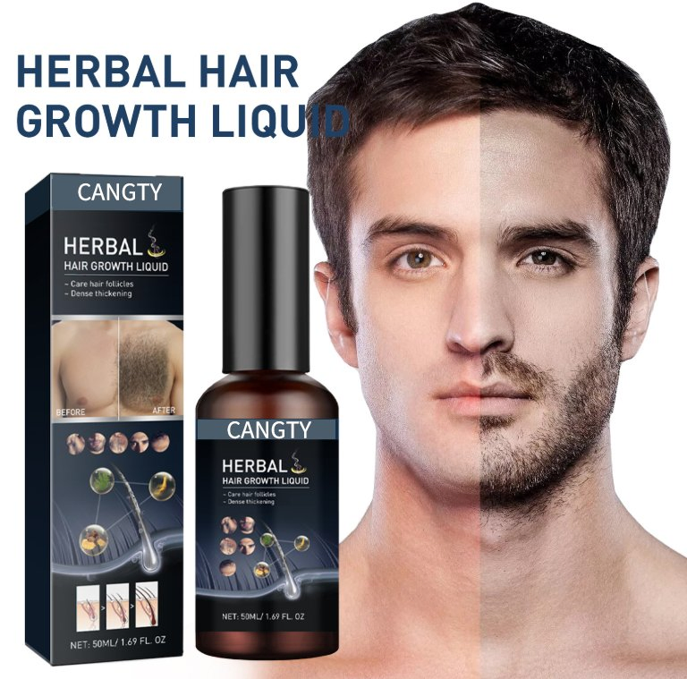 New Arrival 50ml Body Hair Beard Growth Solution Strengthening Repair and Maintenance Facial Chest Hair Thickening Oil Growth Solution