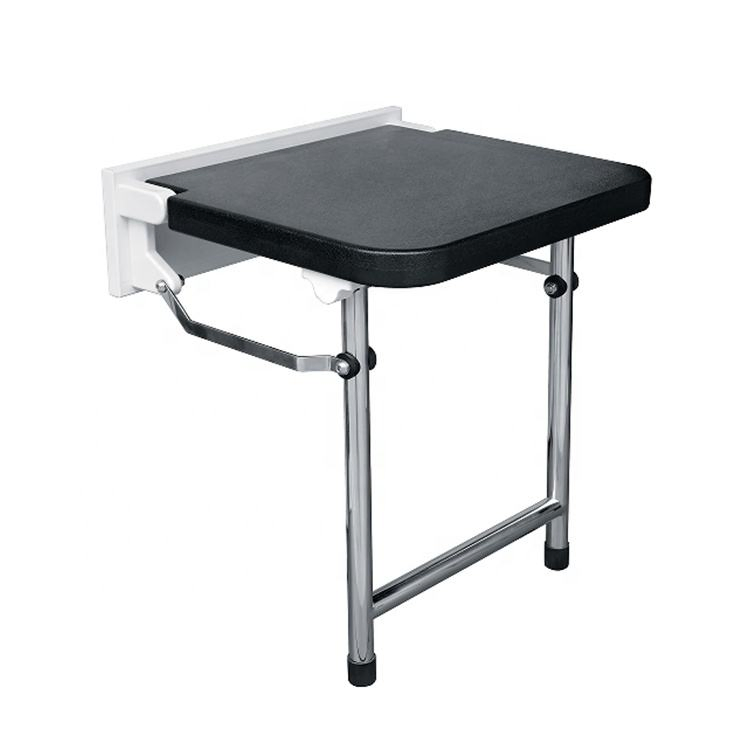 300kgs Capacity PU Anti Slip Seat Pad Wall Mounted Folding Shower Seat