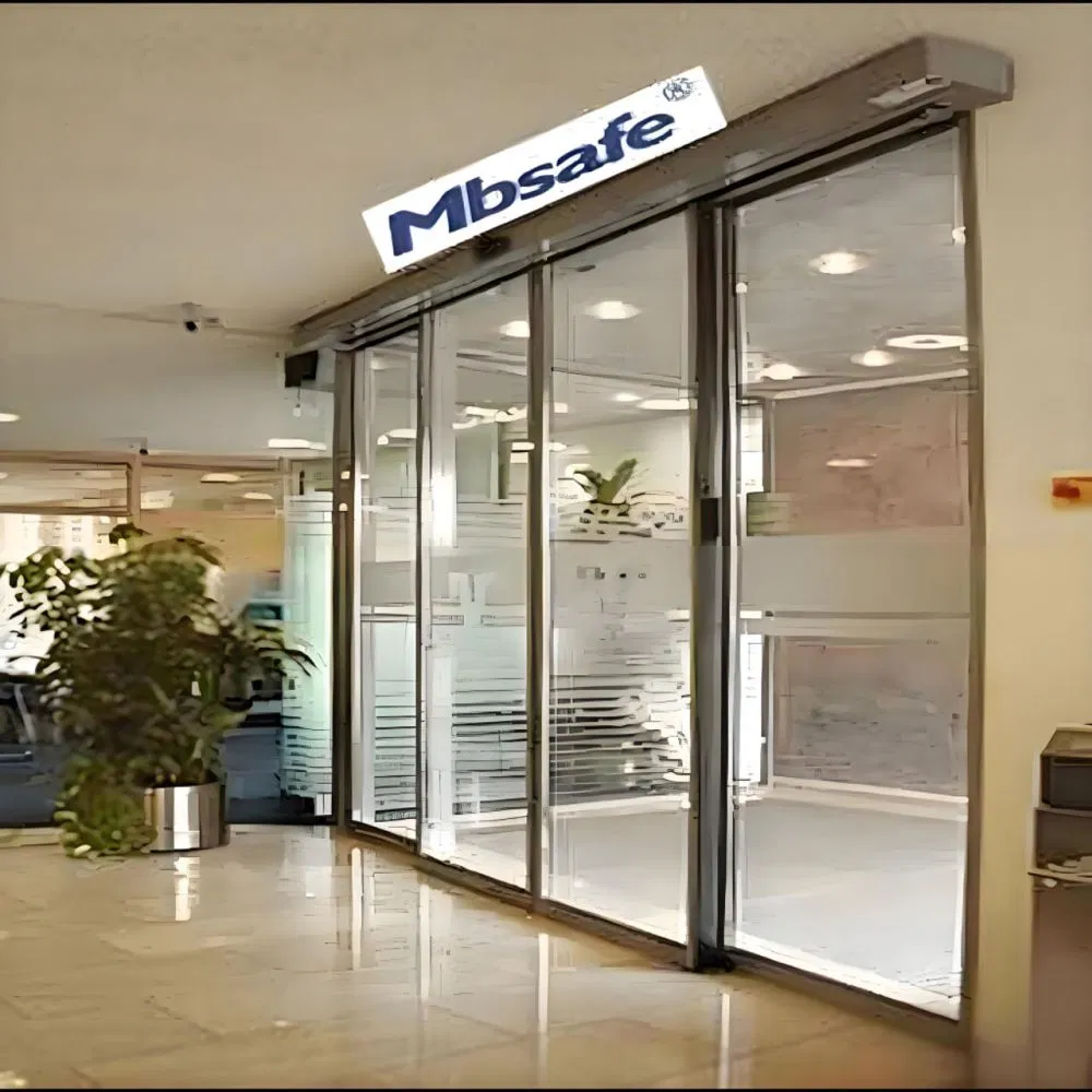 Mall Hotel Automatic Induction Sensor Sliding Glass Door Mechanism System Operators Automatic Door