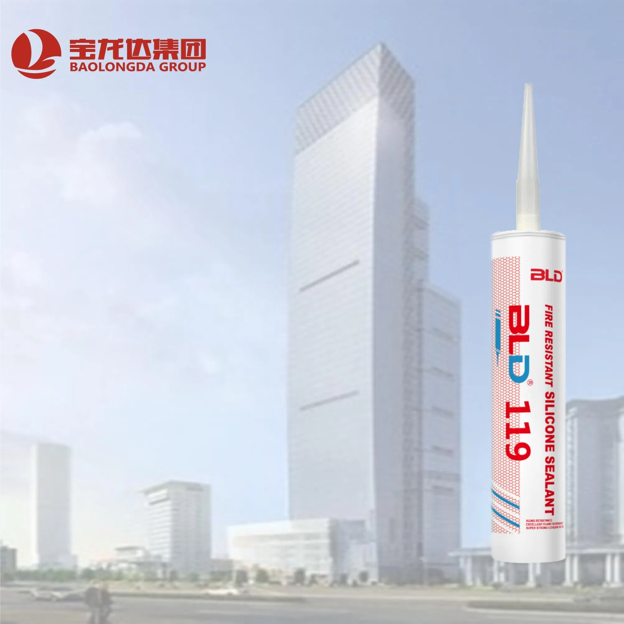 Flexible Fireproof Silicone Sealant for Sealing Gaps and Cracks