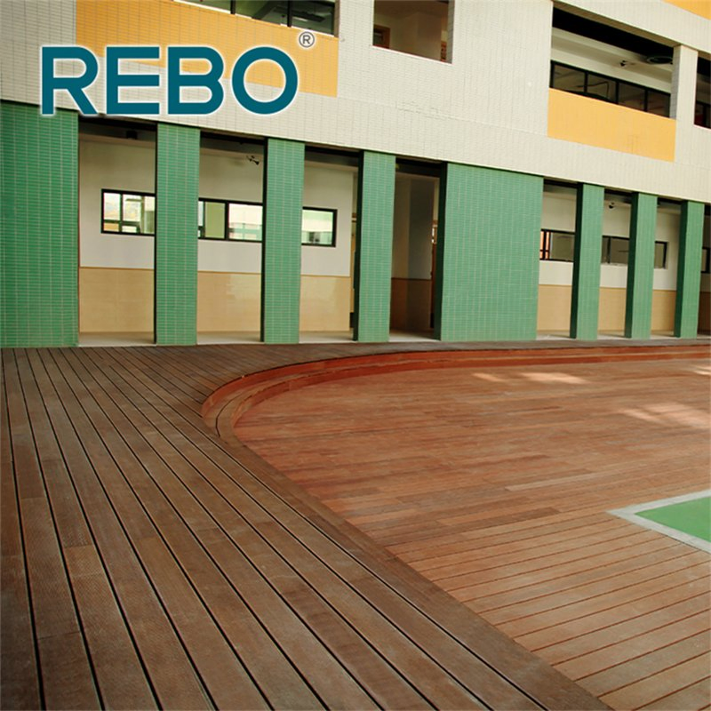 Green Bamboo Parquet Home Carbonized Flooring 140mm Width