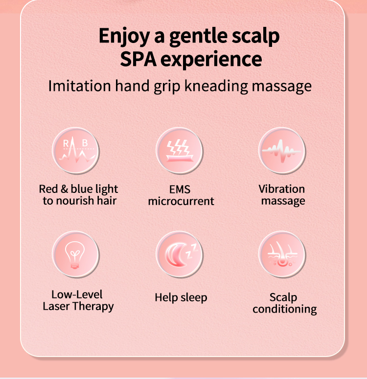 2025 New Electric Hair Scalp Massager Brush for Hair Growth Oil Applicator Massage Comb Anti Hair Loss Red Light Device