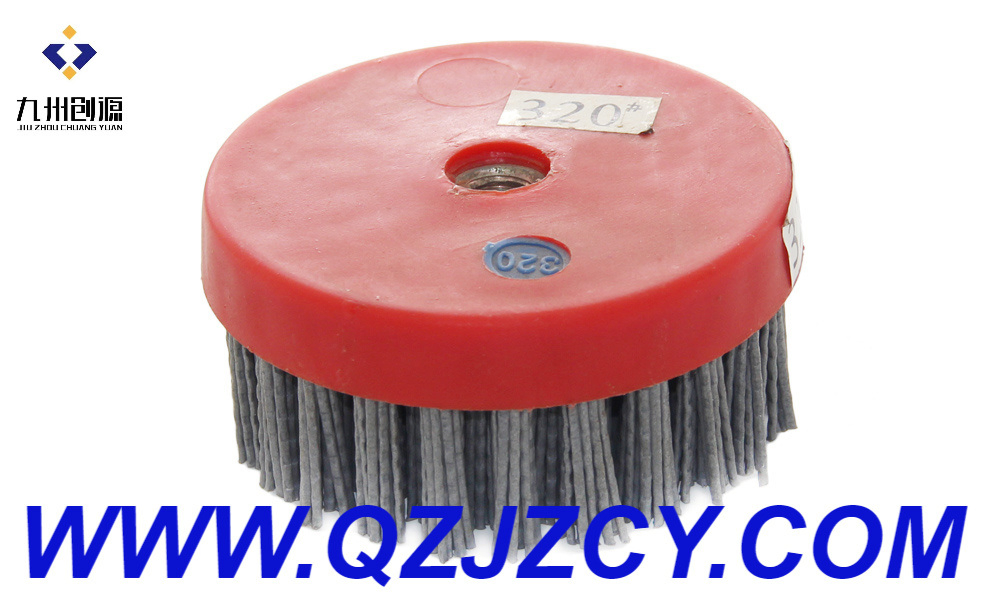 4"-14 Teeth Diamond Abrasive Brush for Stone Polishing