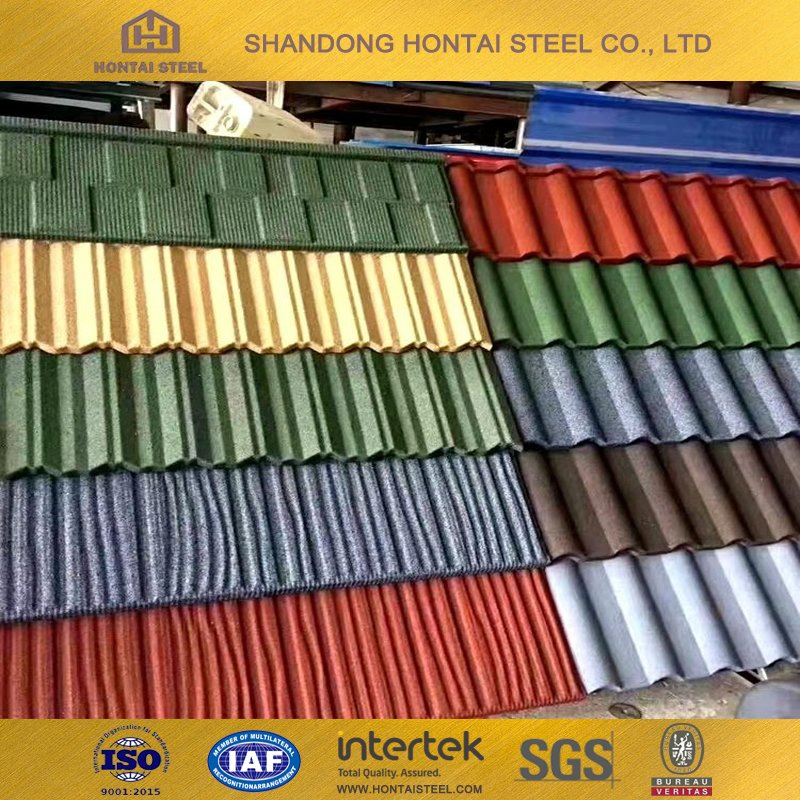 0.3mm Az120g Steel Panel Roofing Color Stone Coated Metal Roof Tiles Building Material Roofing Sheet