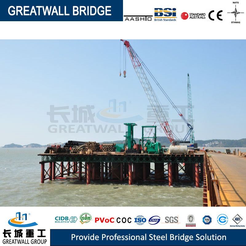 Good Corrosion Resistance Modular Design Stainless Bailey Bridge Bailey Platform Bridge
