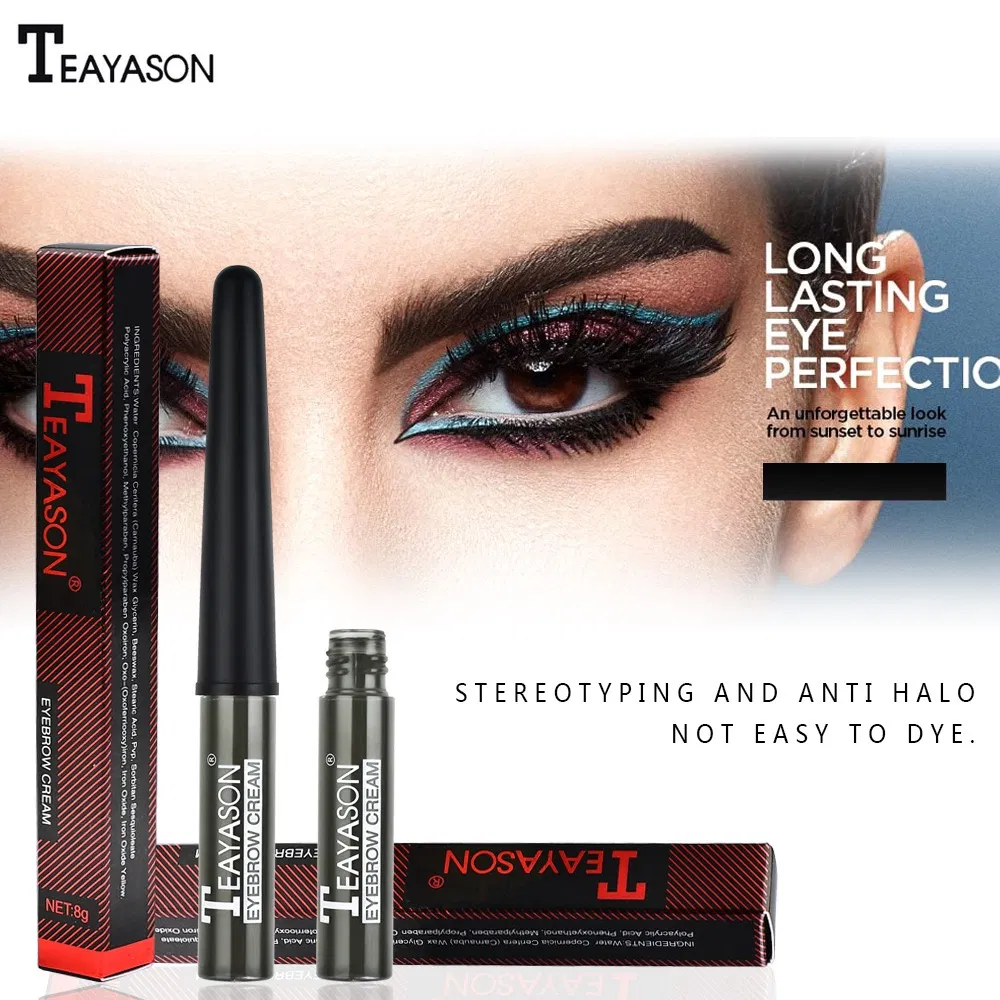 Buena Calidad Impermeable Multicolor Crema De Cejas Popular Eyebrowcream Long-Lasting