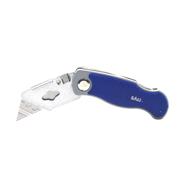 Sali 60mm 1+5 Blades Zinc Alloy Pocket Folding Utility Knife