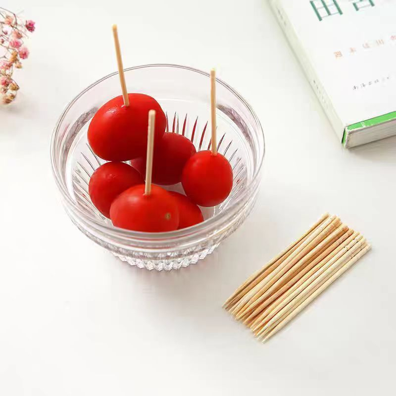 Natural Color A Grade Factory Direct Sale Price Bamboo Toothpick Customize