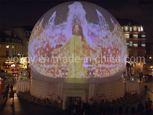 10m Inflatable Portable Projection on Movice Dome