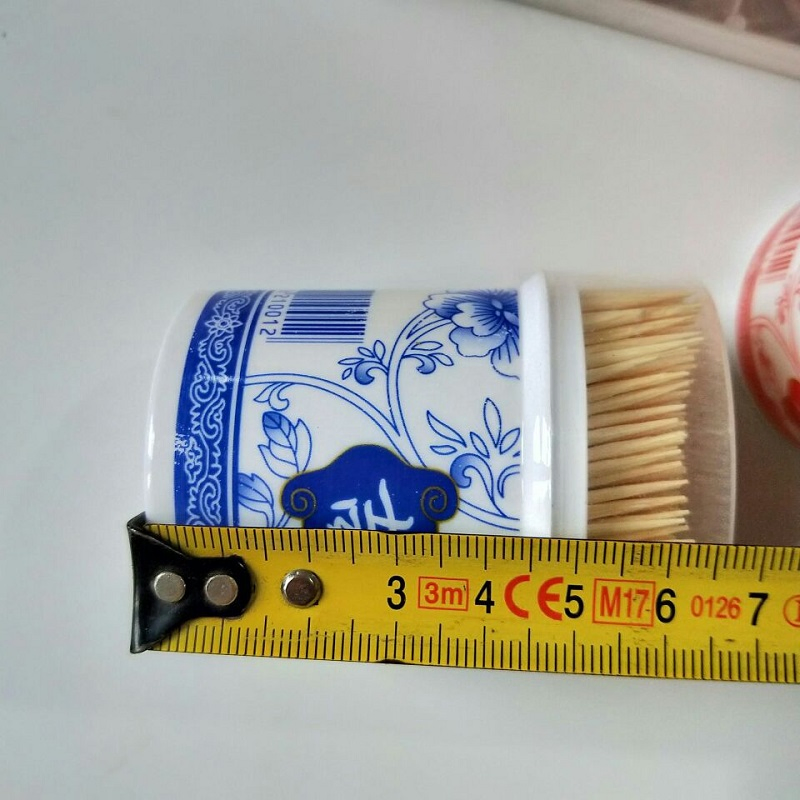 Wooden Toothpicks Cartoon Picks Forks Toothpick Set for Kids 10PCS Case Toothpick Knife