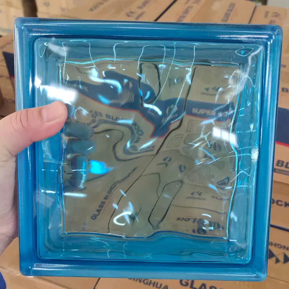 Cloudy Clear Decorative Glass Block for Bathroom Window and Partition Wall with Best Price