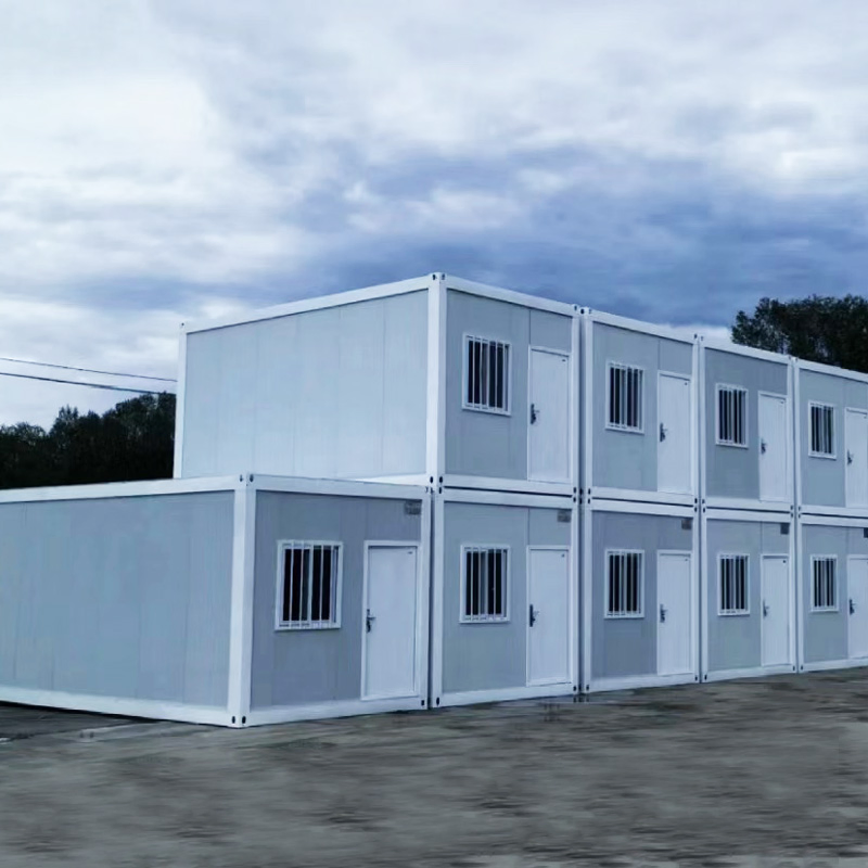 High Quality Spray Foam Insulated Modular Prefabricated Shipping Flat Back Container House Prefab Home