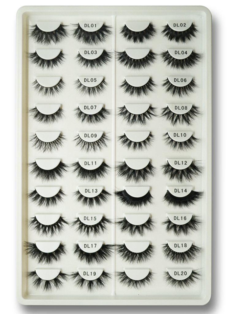 New Eyelash Style Wholesale Mink Eyelash Mink Effect 3D Natural Lashes False Eyelashes