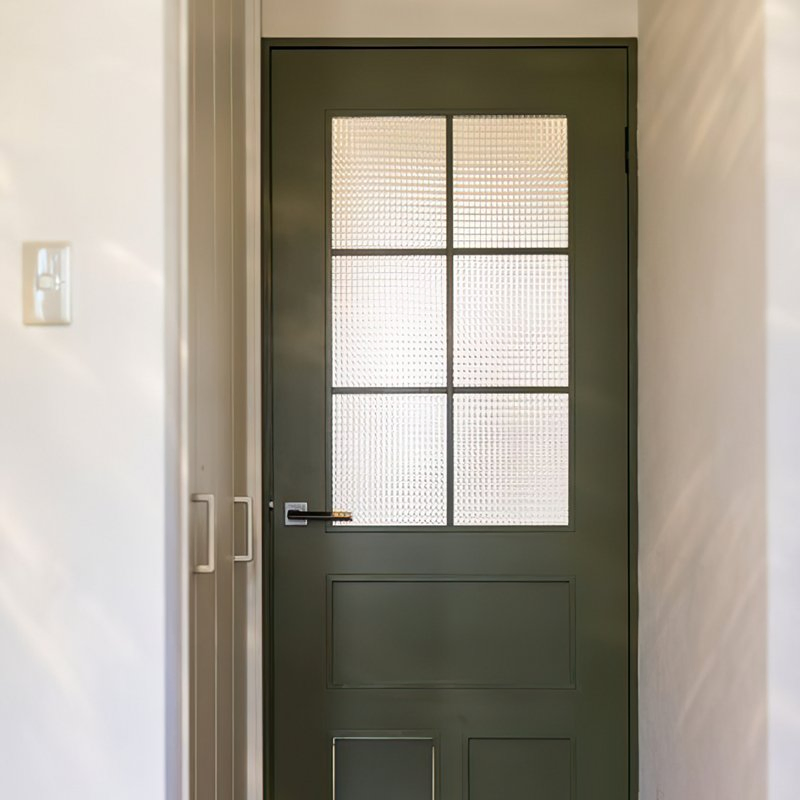 High-End Texture OEM ODM Custom Bedroom Doors Fire-Resistant Solid Wood Invisible Door Bathroom Indoor Aluminum Hidden Frame Door