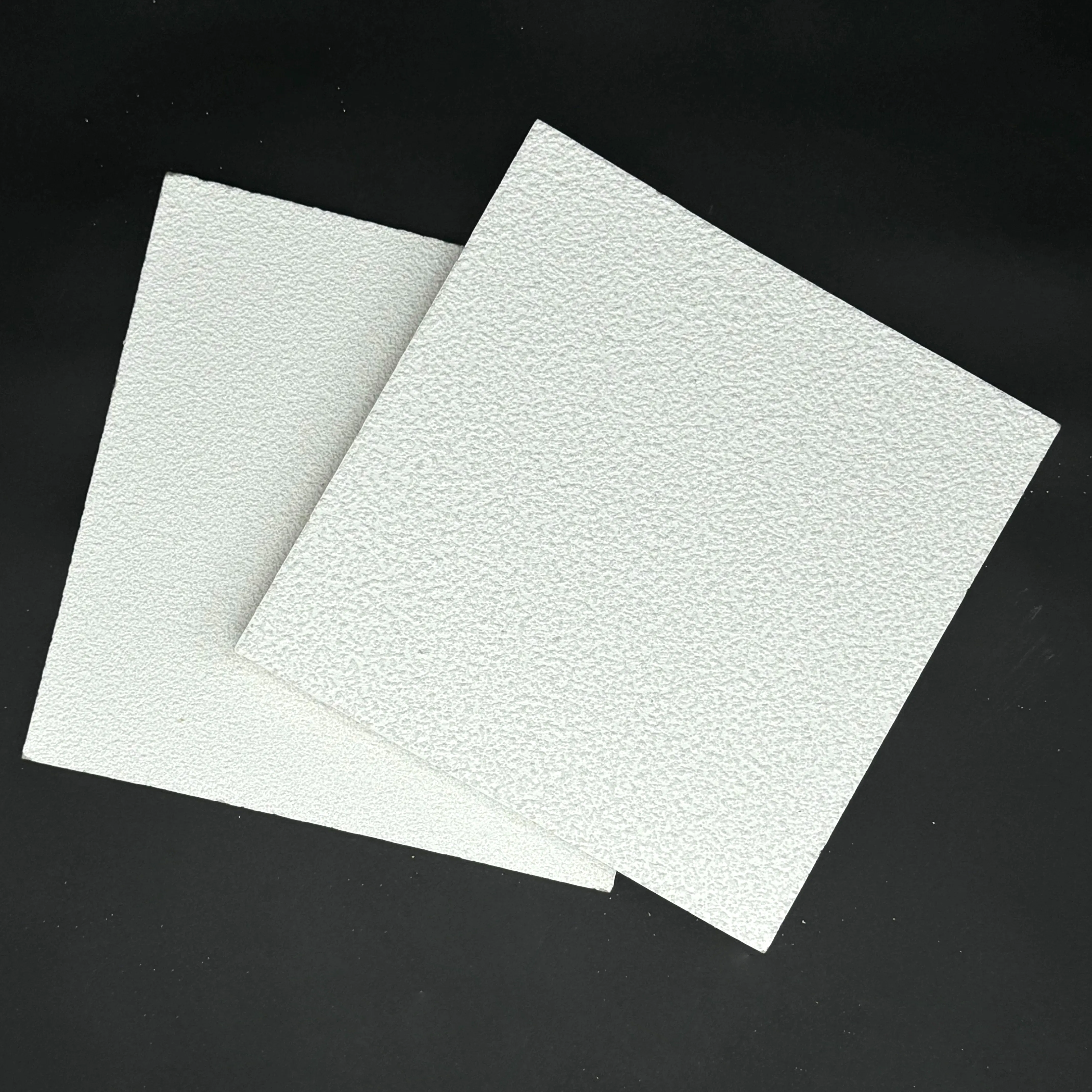 600X600mm Sand Texture Surface Mineral Fiber Ceiling Tile for Commercial Interiors with Fire Resistance
