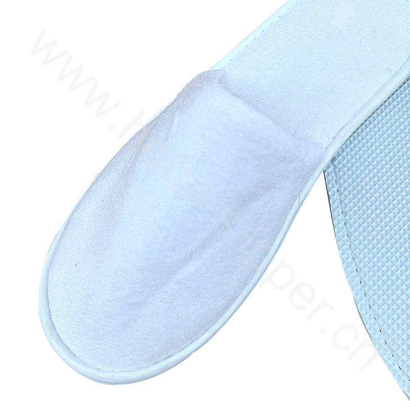 Hotel Guest Room Slippers Velour Customized Cotton Hotel Slipper