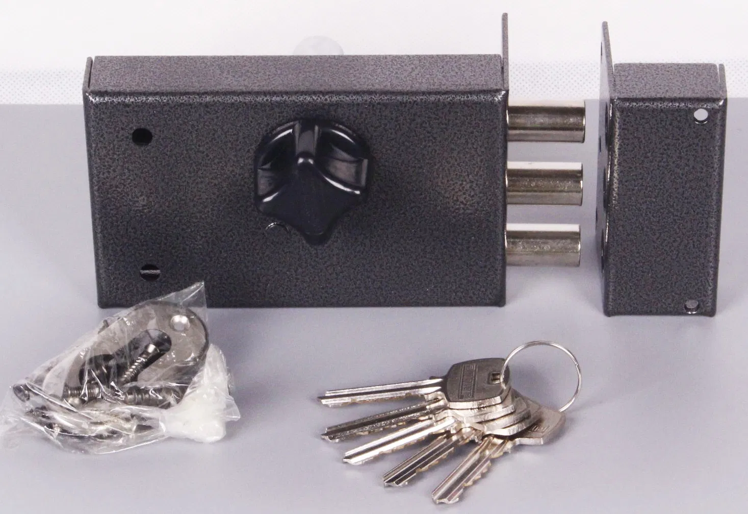 Fixed Cylinder Zamki Night Latch High Security Anti-Theft Rim Door Lock