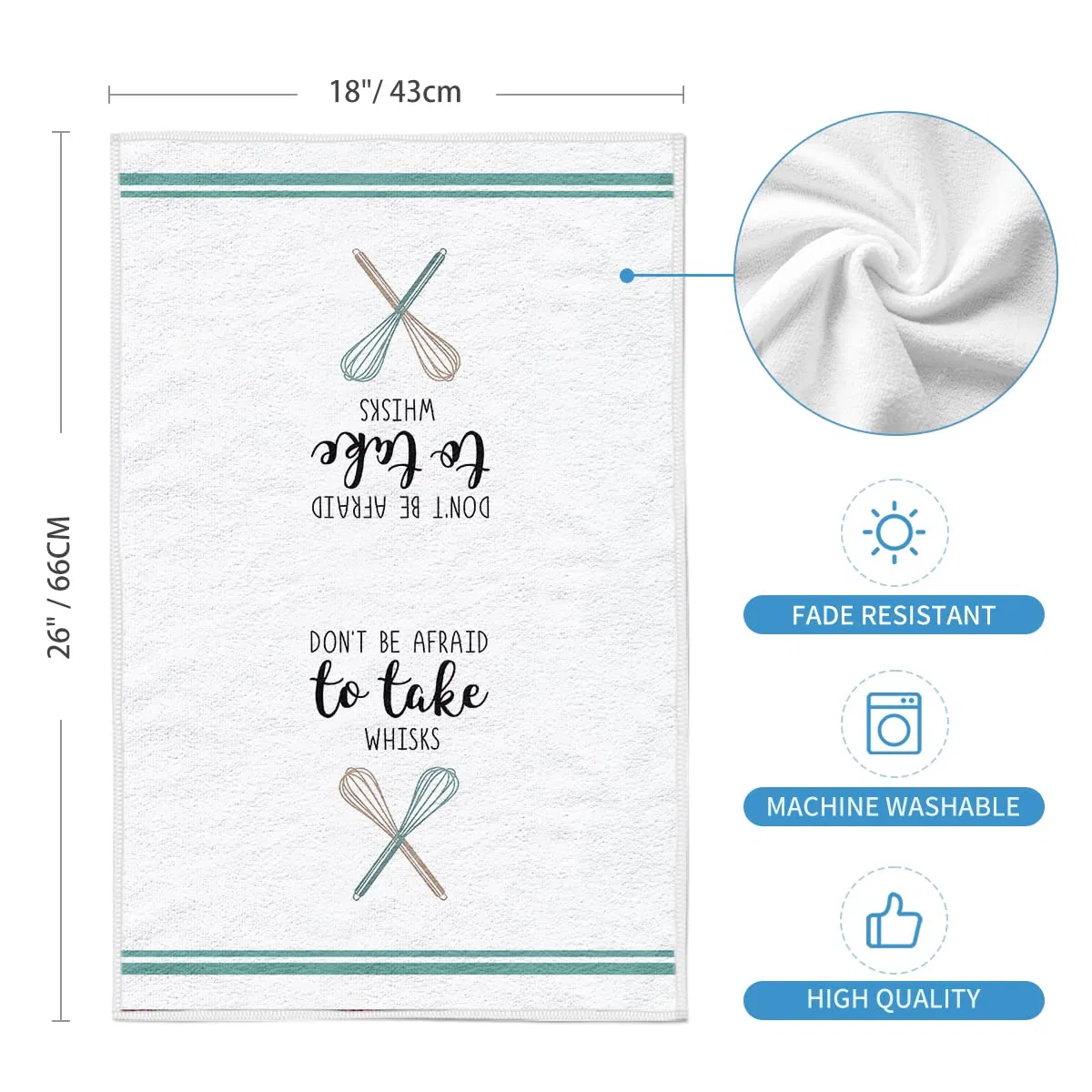 Funny Kitchen Coffee Tea Towel Daily Use Ultra Absorbent Drying Cloth Hand Microfiber Towels