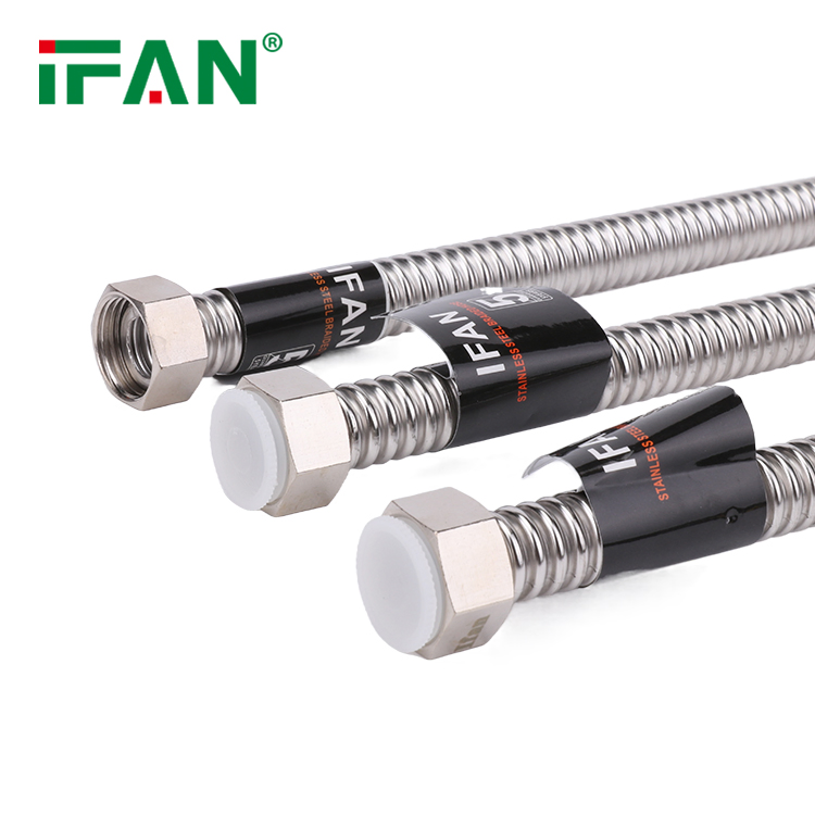 Ifan Factory Wholesale ASTM A312 Flexible Hose OEM ODM 30-60cm Stainless Steel Corrugated Pipe Durable Corrugation Pipe
