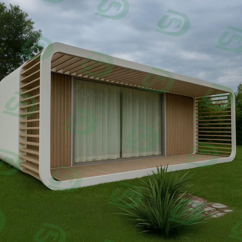 Modern Casa Modular Luxury Prefab Prefabricated Glass House Tiny Home