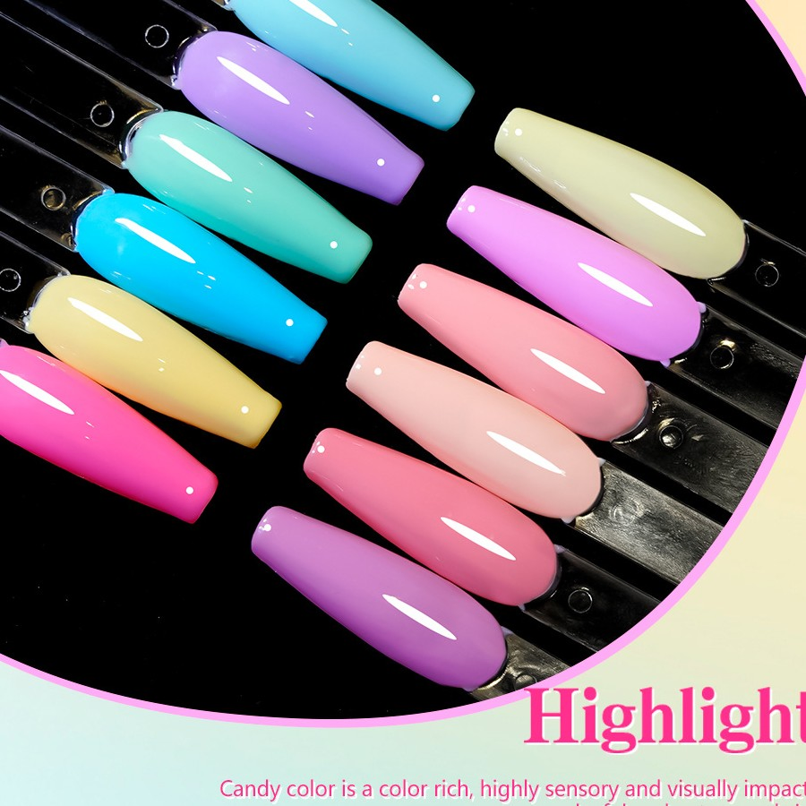 No Burn Builder Nail Extension Gel Self Leveling Hard Gel for Professional Nail Beauty Custom Color