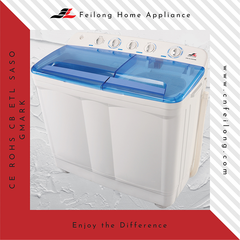 9kg China Best Xpb90-2009sx1 Semi-Auto Twin Tub Washing Machine